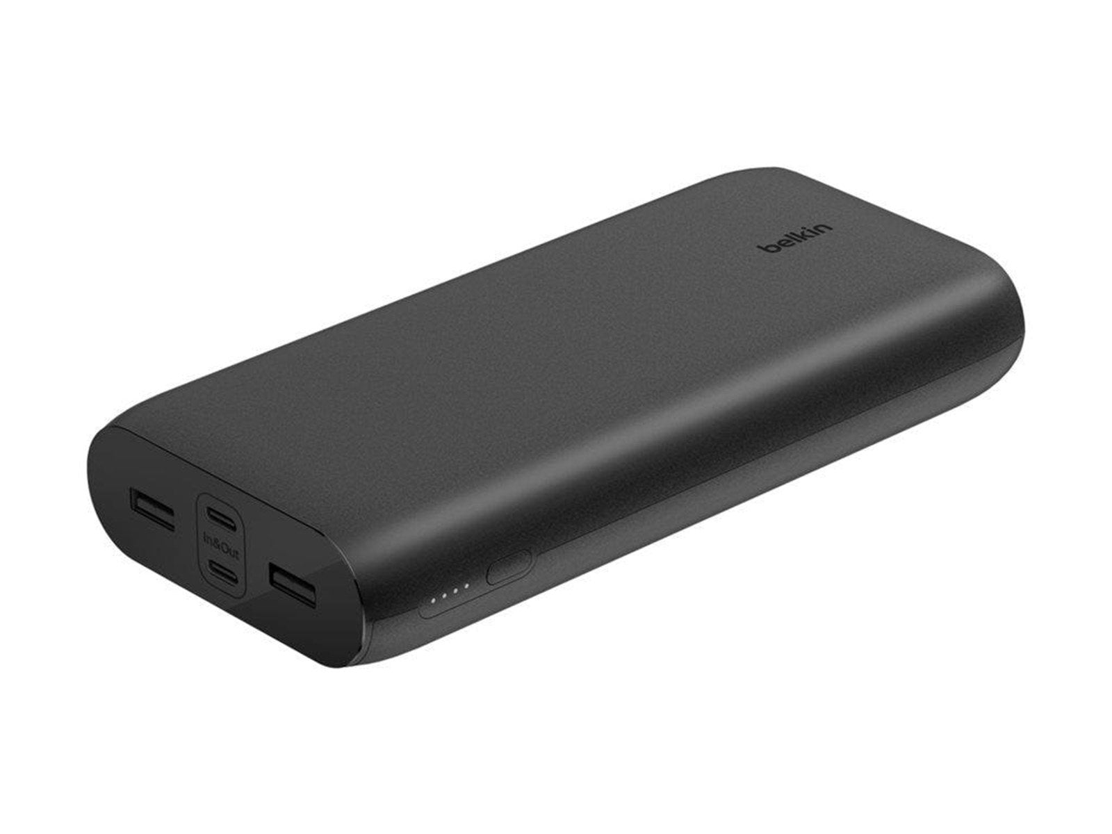 Belkin BoostCharge power bank - USB 24 pin USB-C - 32 Watt Powerbank (Akku) - schwarz - 26000 mAh