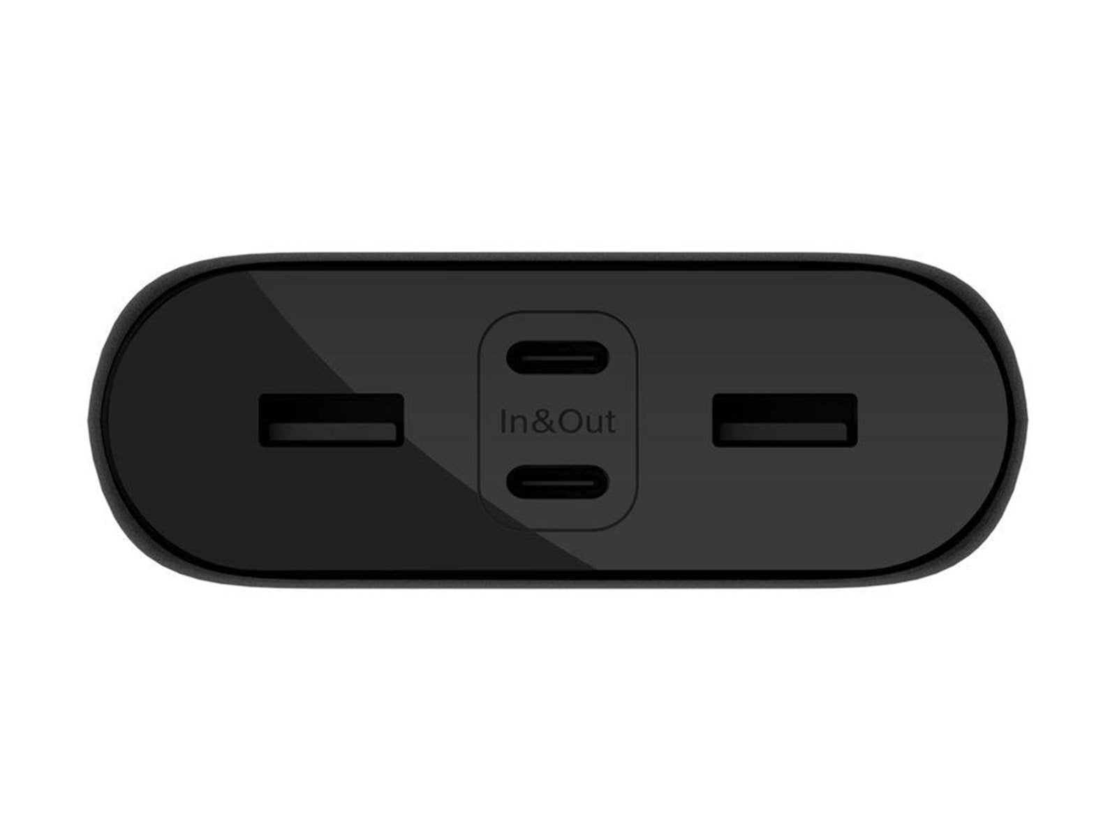 Belkin BoostCharge power bank - USB 24 pin USB-C - 32 Watt Powerbank (Akku) - schwarz - 26000 mAh