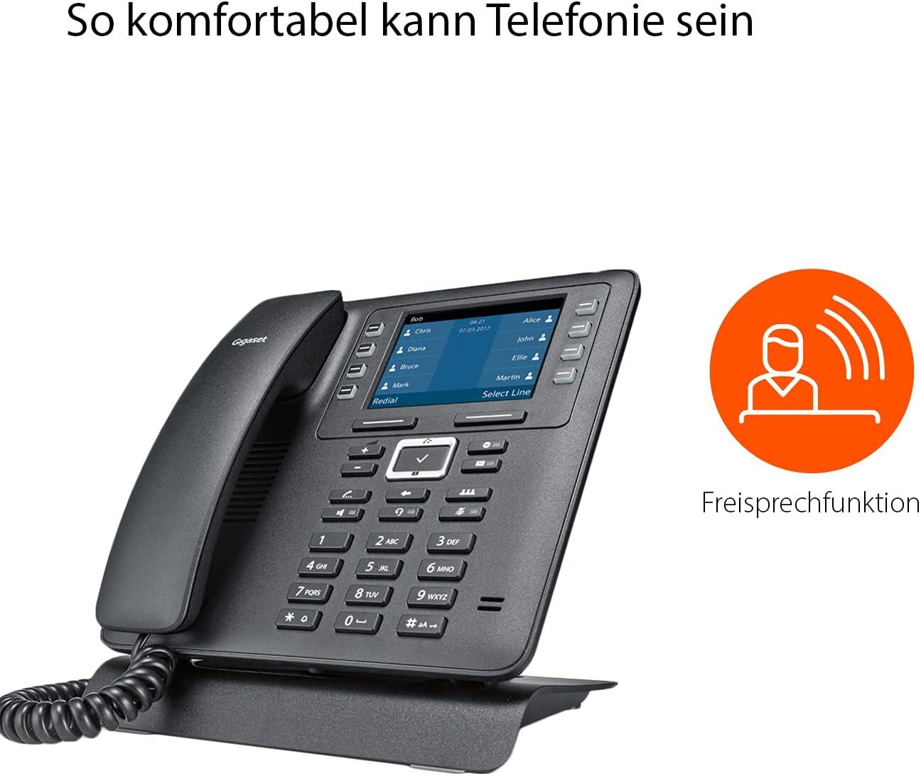 Gigaset Pro Maxwell 3 - IP Telefon, mit bis zu 4 VoIP-Konten