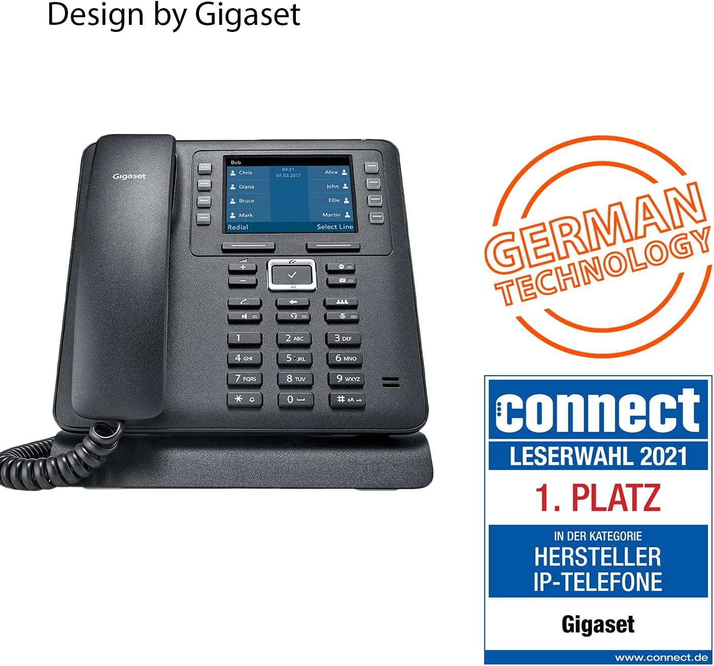 Gigaset Pro Maxwell 3 - IP Telefon, mit bis zu 4 VoIP-Konten