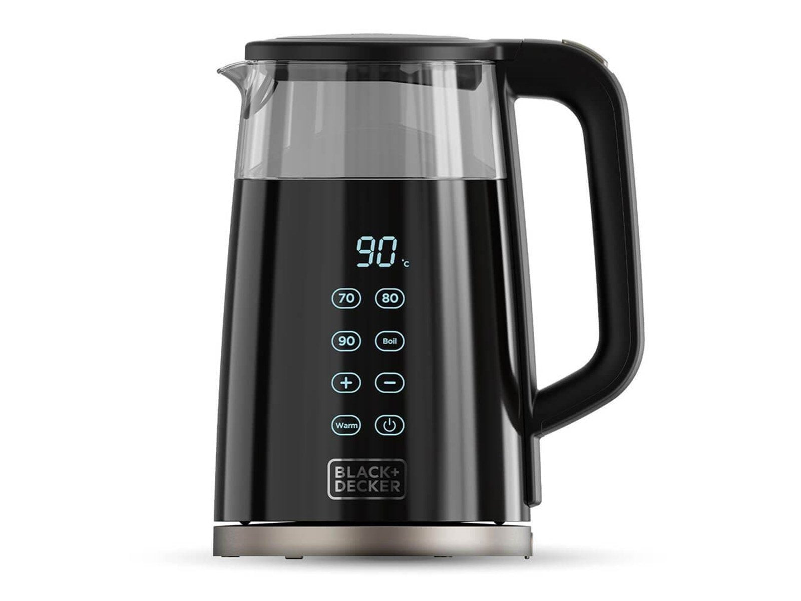 Black & Decker Wasserkocher Kettle Glass Black 1.7L - Schwarz - 2200 W