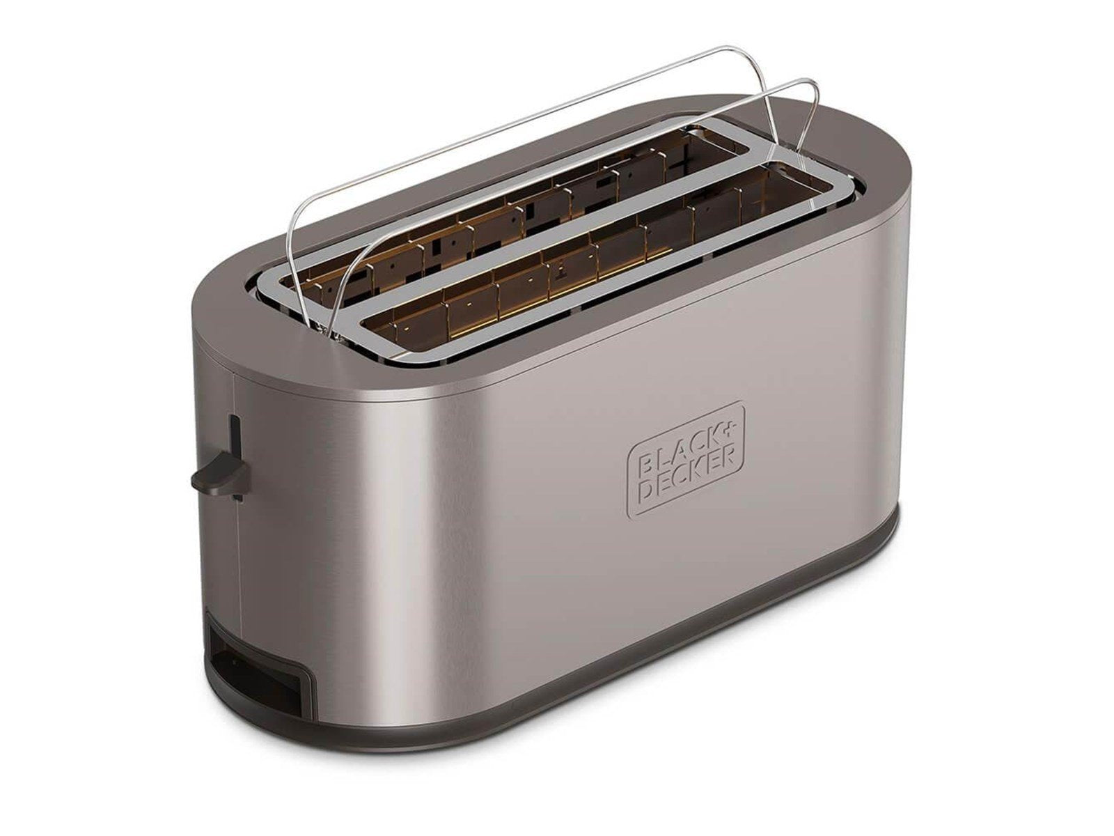 Black & Decker Toaster Toaster 2 Long Slot Stainless Steel