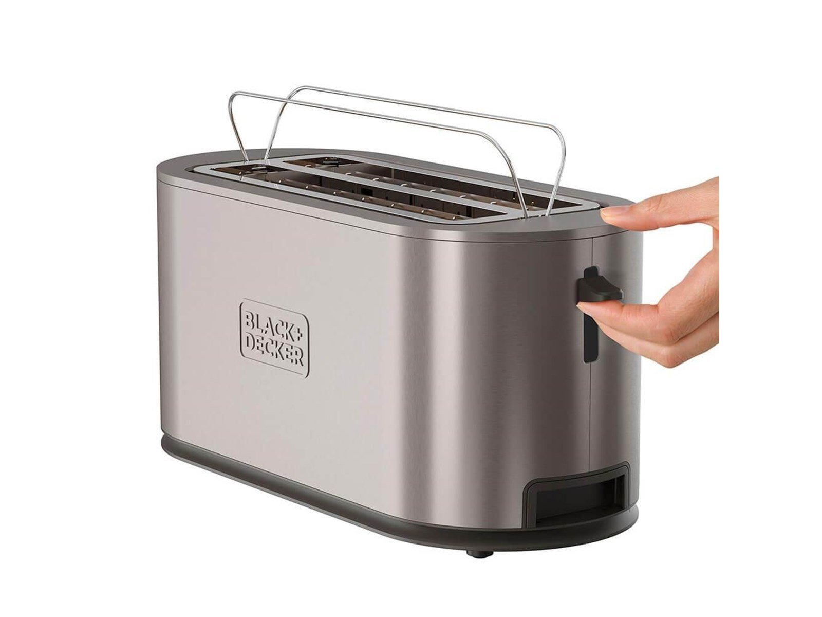 Black & Decker Toaster Toaster 2 Long Slot Stainless Steel