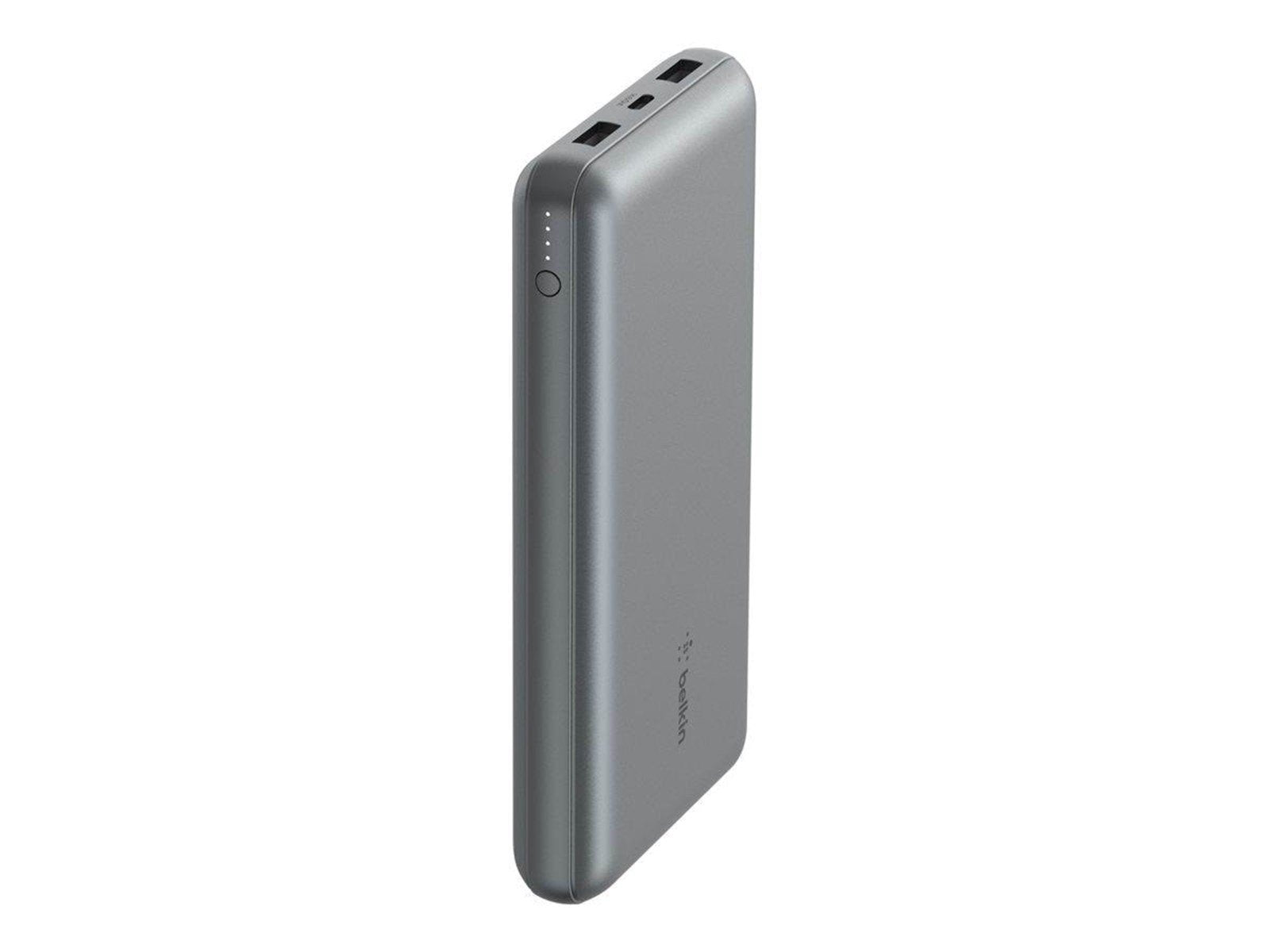 Belkin BoostCharge power bank - 2 x USB 24 pin USB-C - 15 Watt Powerbank (Akku) - 20000 mAh