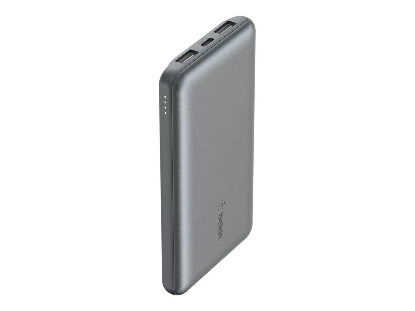 Belkin BoostCharge power bank - 2 x USB 24 pin USB-C - 15 Watt Powerbank (Akku) - 10000 mAh