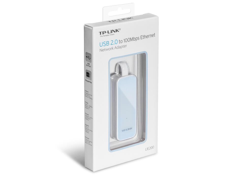 TP-LINK UE200 USB 2.0 100Mbit/s-LAN-Adapter (Netzwerkadapter)