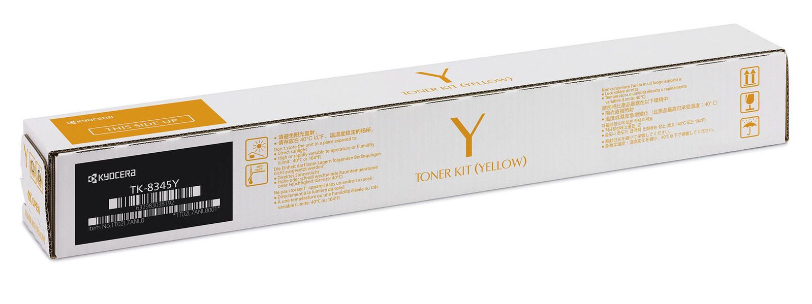 Kyocera Original TK-8345Y Toner - gelb (1T02L7ANL0)
