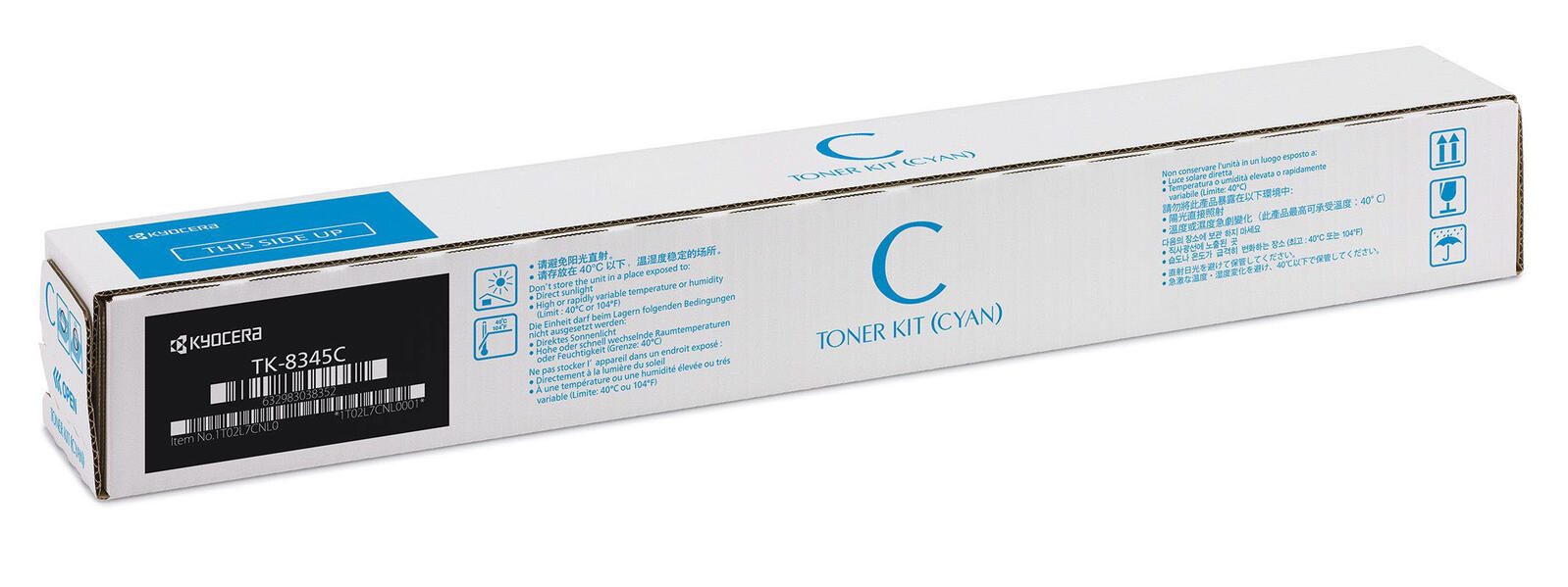 Kyocera Original TK-8345C Toner - cyan (1T02L7CNL0)
