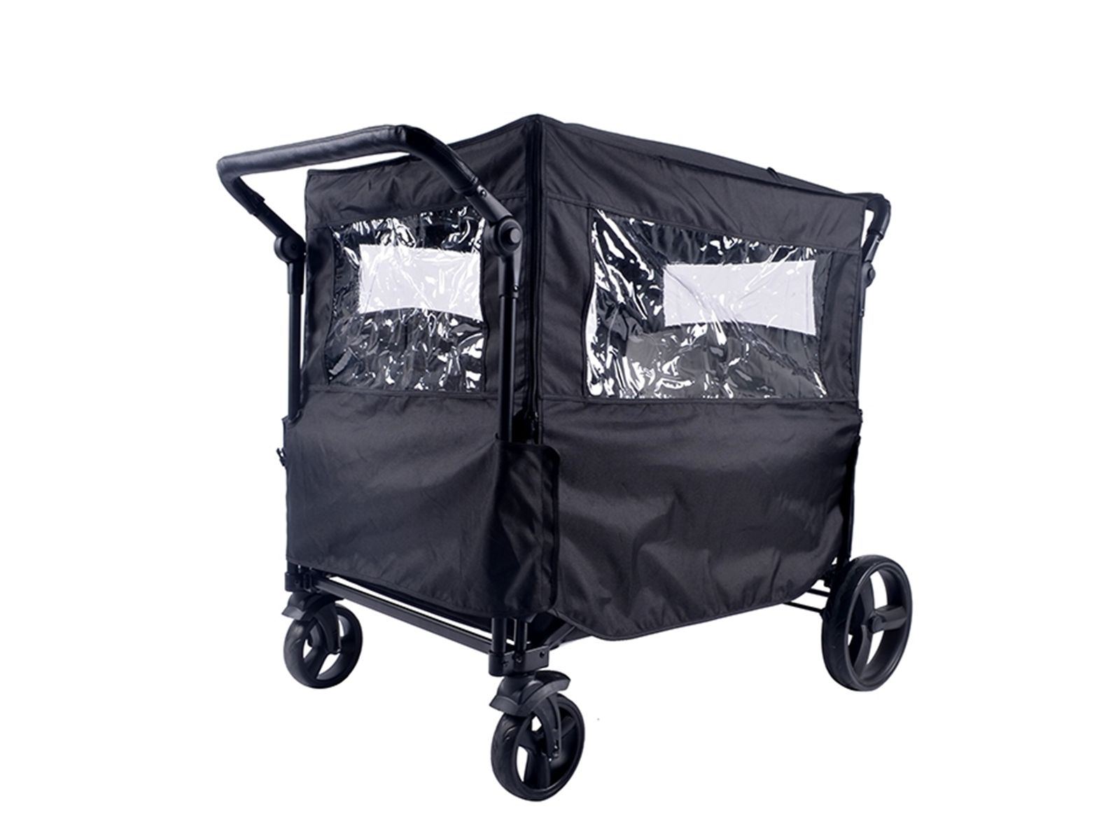 Babytrold Lustiger Regenschutz mit Fenstern