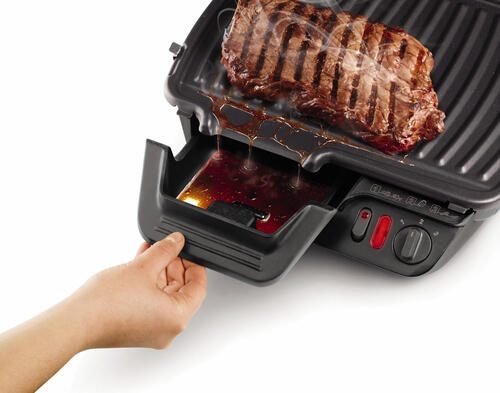 Tefal Ultra Compact Classic 2in1 Kontaktgrill, silber/schwarz