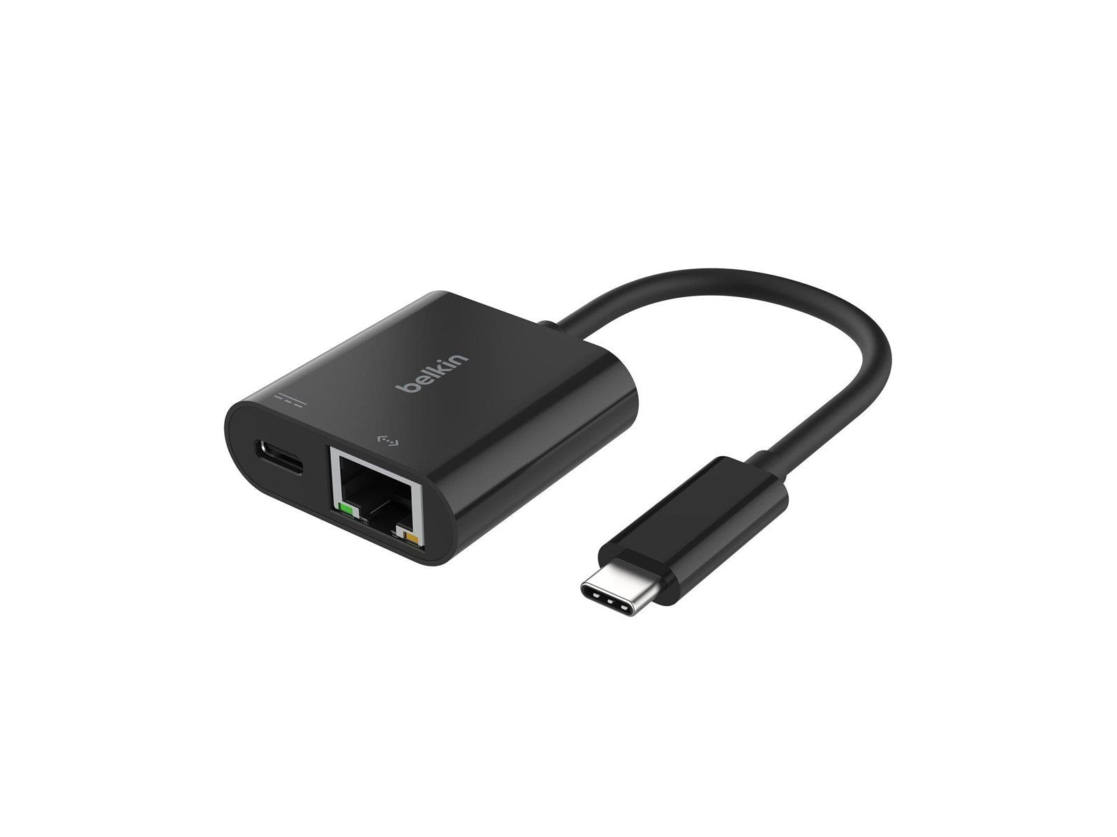 Belkin CONNECT - network adapter - USB-C - Gigabit Ethernet x 1 + USB-C (power only) x 1
