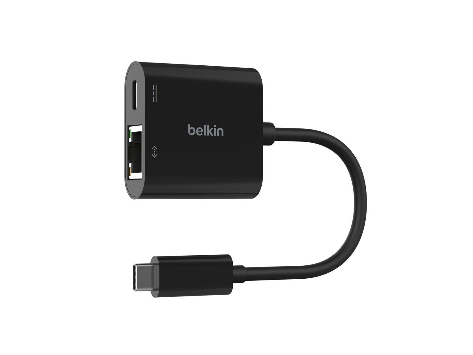 Belkin CONNECT - network adapter - USB-C - Gigabit Ethernet x 1 + USB-C (power only) x 1
