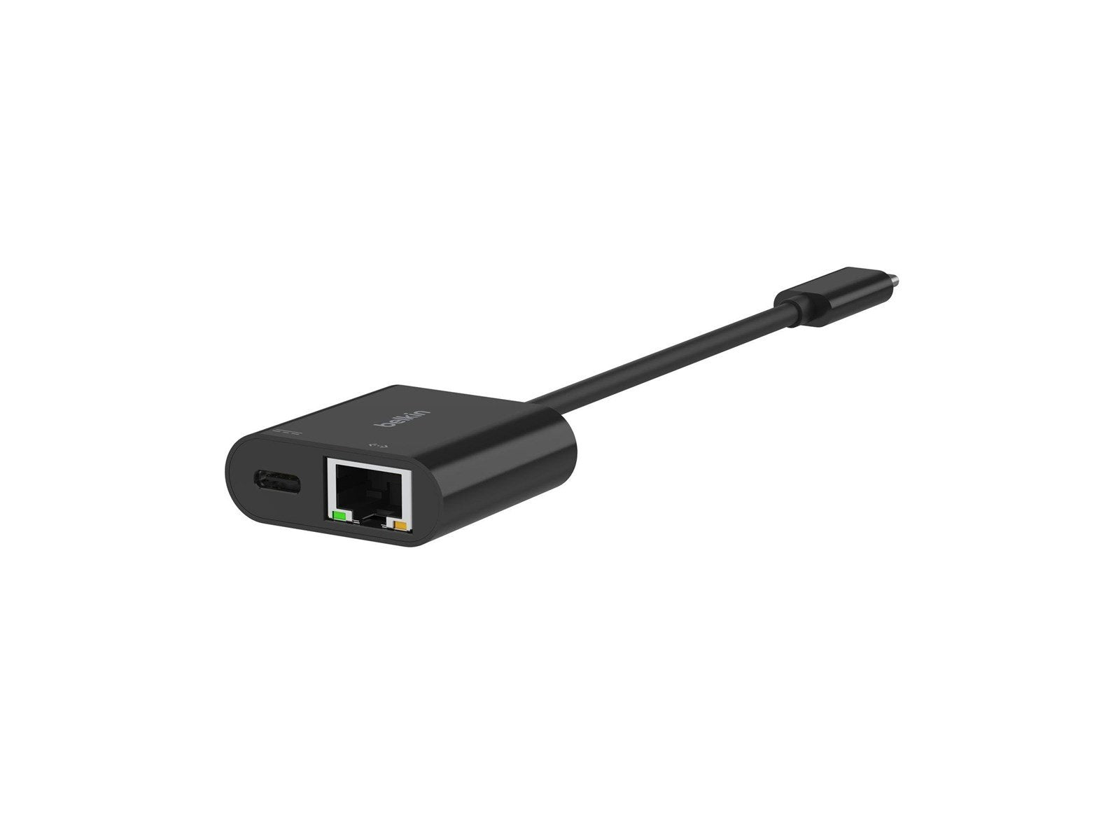 Belkin CONNECT - network adapter - USB-C - Gigabit Ethernet x 1 + USB-C (power only) x 1