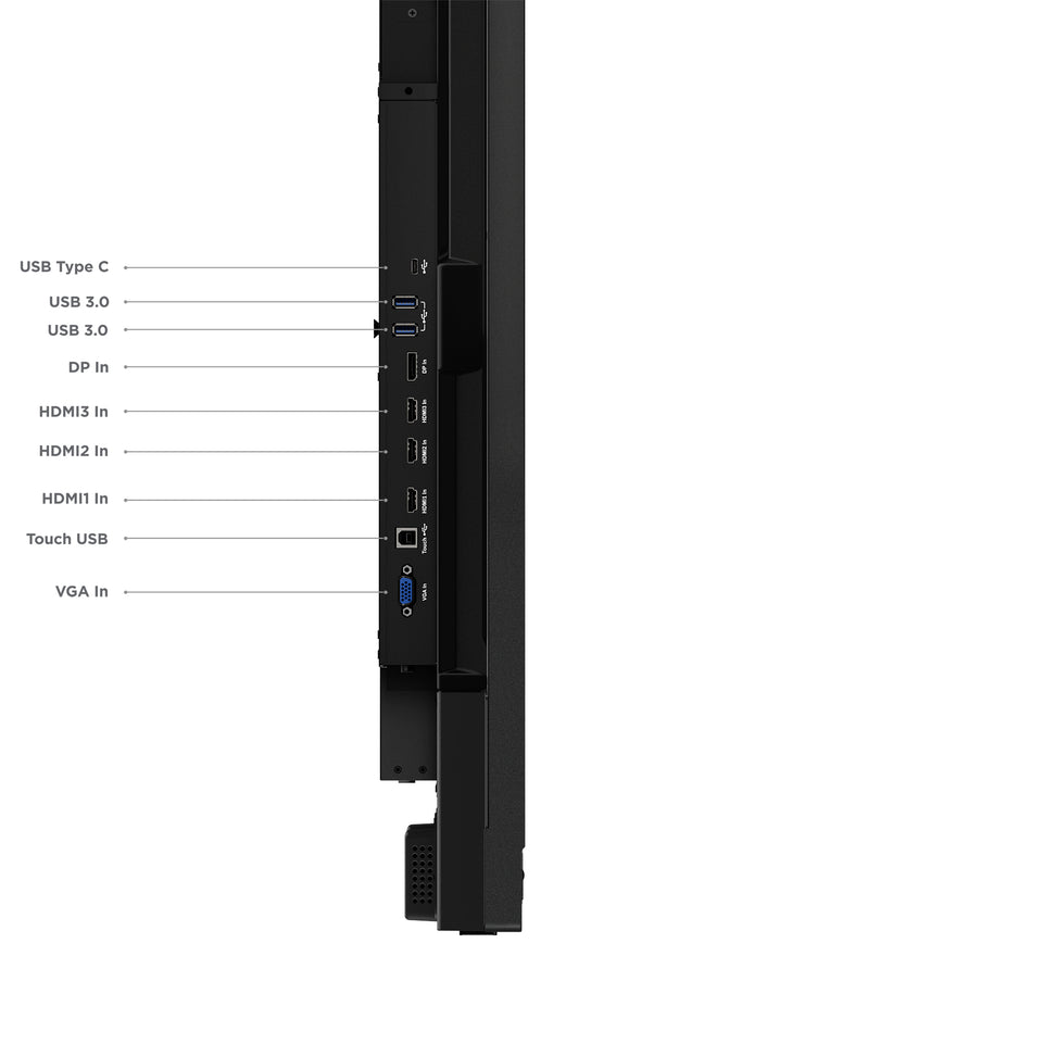 Lenovo ThinkVision ILFD T75 (75")   UHD  HDMI/VGA/USB-C/ETH