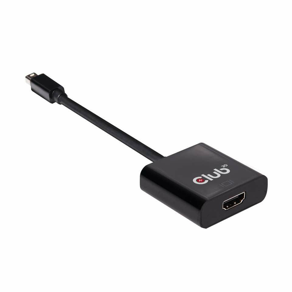 Club3D Adapter MiniDisplayPort > HDMI 2.0 3D 4K60Hz aktiv Polybe