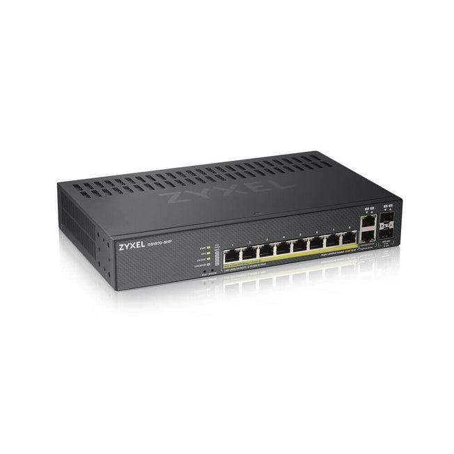 Zyxel Switch  8x GE GS1920-8HPV2 PoE+                Managed