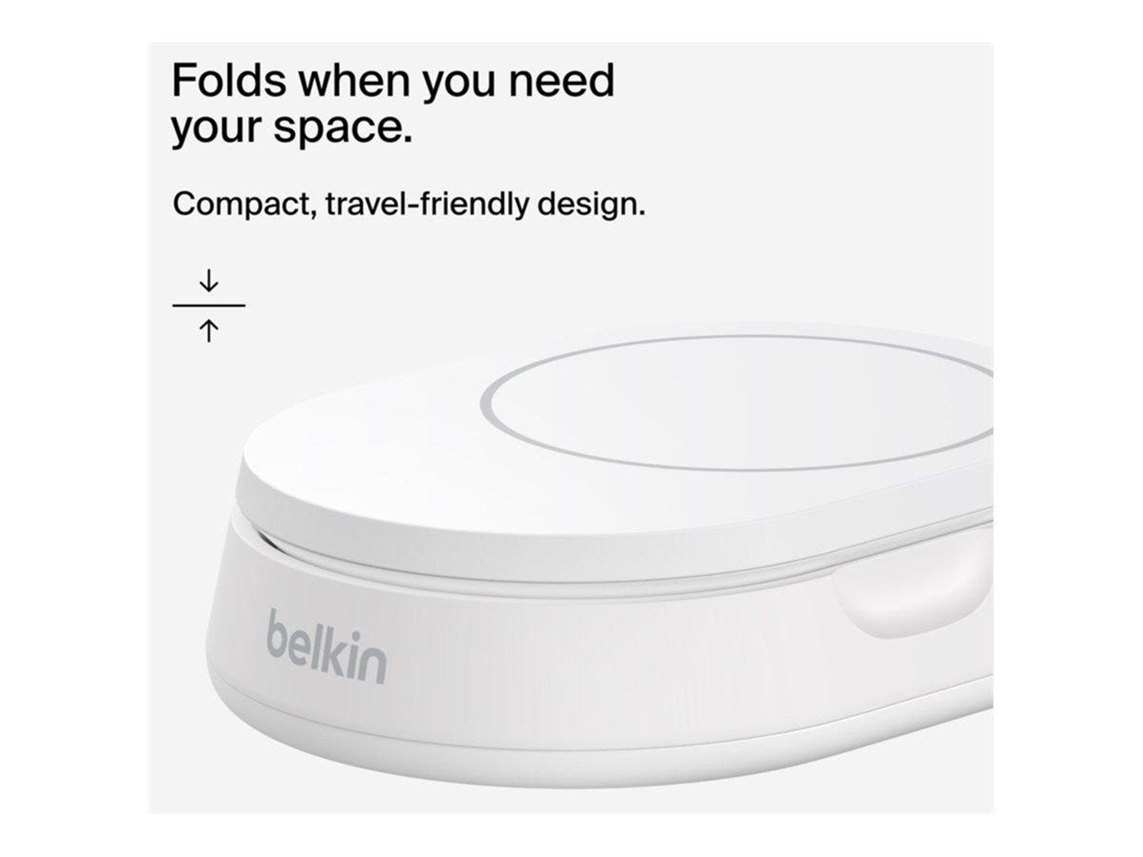 Belkin BoostCharge Pro wireless charging stand - magnetic convertible with Qi2 - 15 Watt