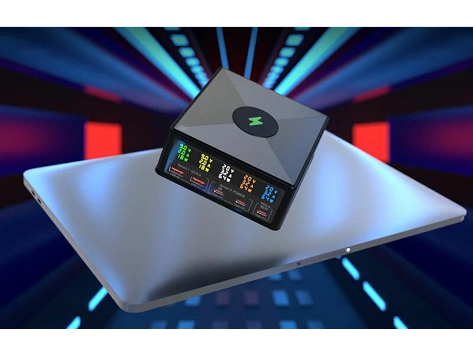 BlitzWolf Charger 868H 2xUSB-A 3xUSB type-C 160W (black) USB-Hubs - 5 - Schwarz