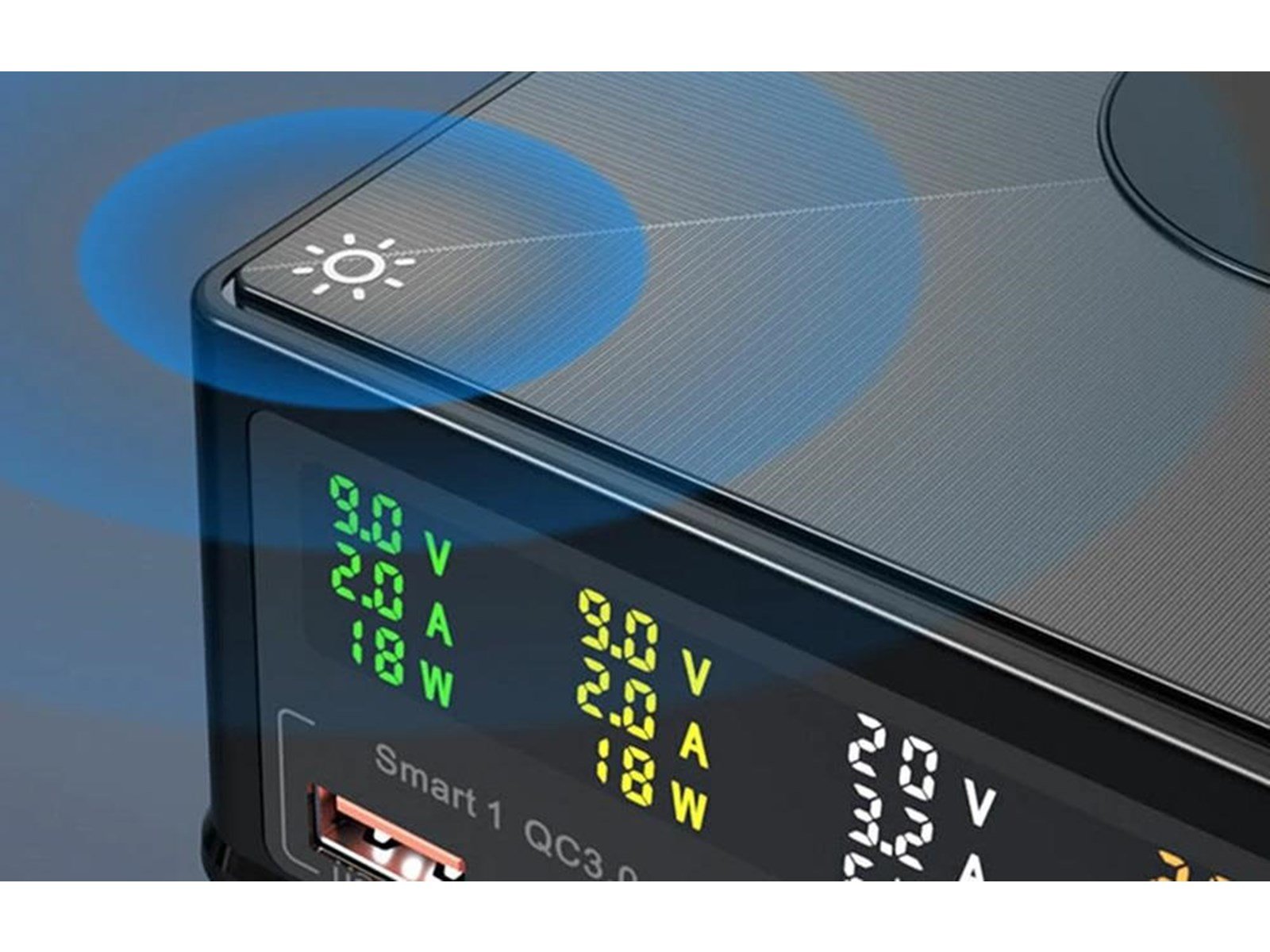 BlitzWolf Charger 868H 2xUSB-A 3xUSB type-C 160W (black) USB-Hubs - 5 - Schwarz