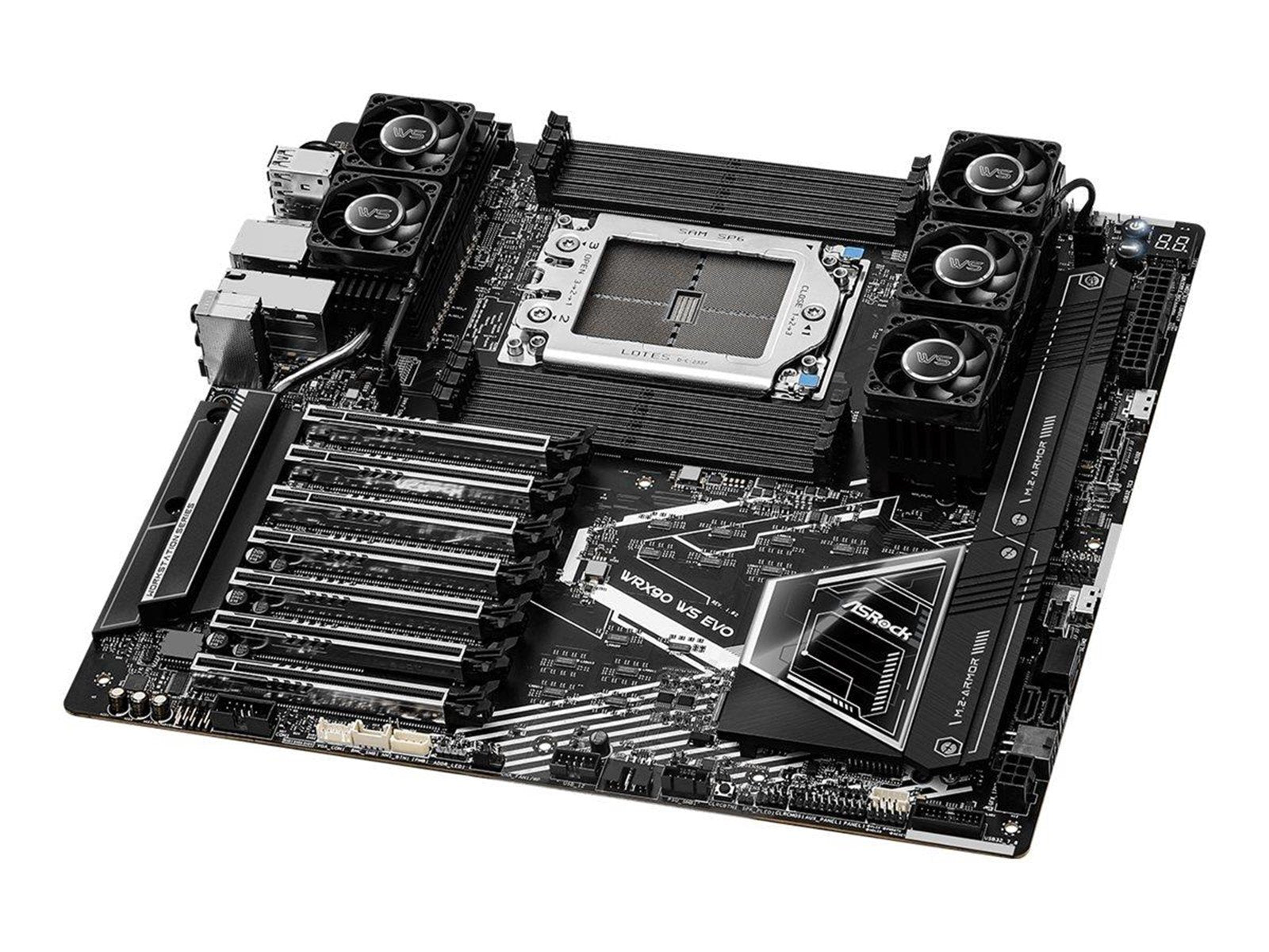 ASRock WRX90 WS EVO Mainboard - AMD WRX90 - AMD sTR5 socket - DDR5 RAM - Extended ATX