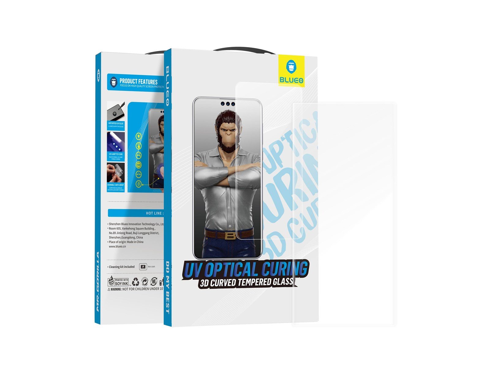 Blueo Full Cover 3D UV Glass - Samsung Galaxy S24 Ultra