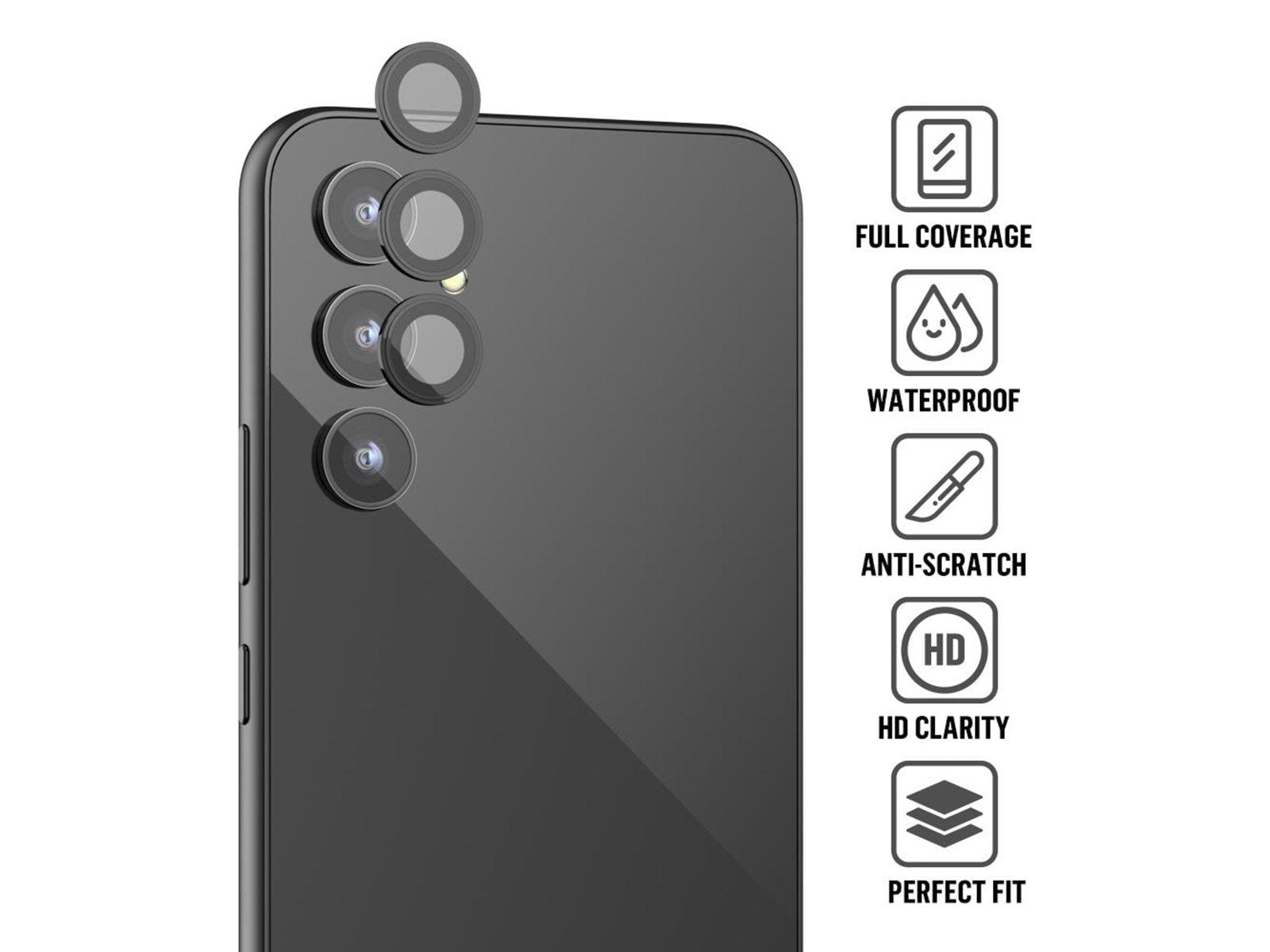 Blueo Camera Lens Protector - silver - Samsung Galaxy S24+