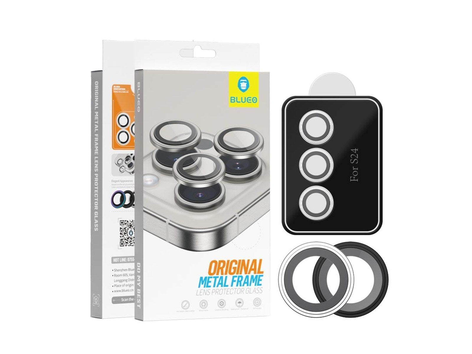 Blueo Camera Lens Protector - silver - Samsung Galaxy S24+