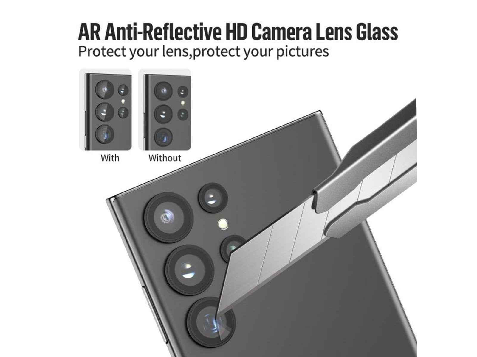 Blueo Camera Lens Protector - silver - Samsung Galaxy S24 Ultra