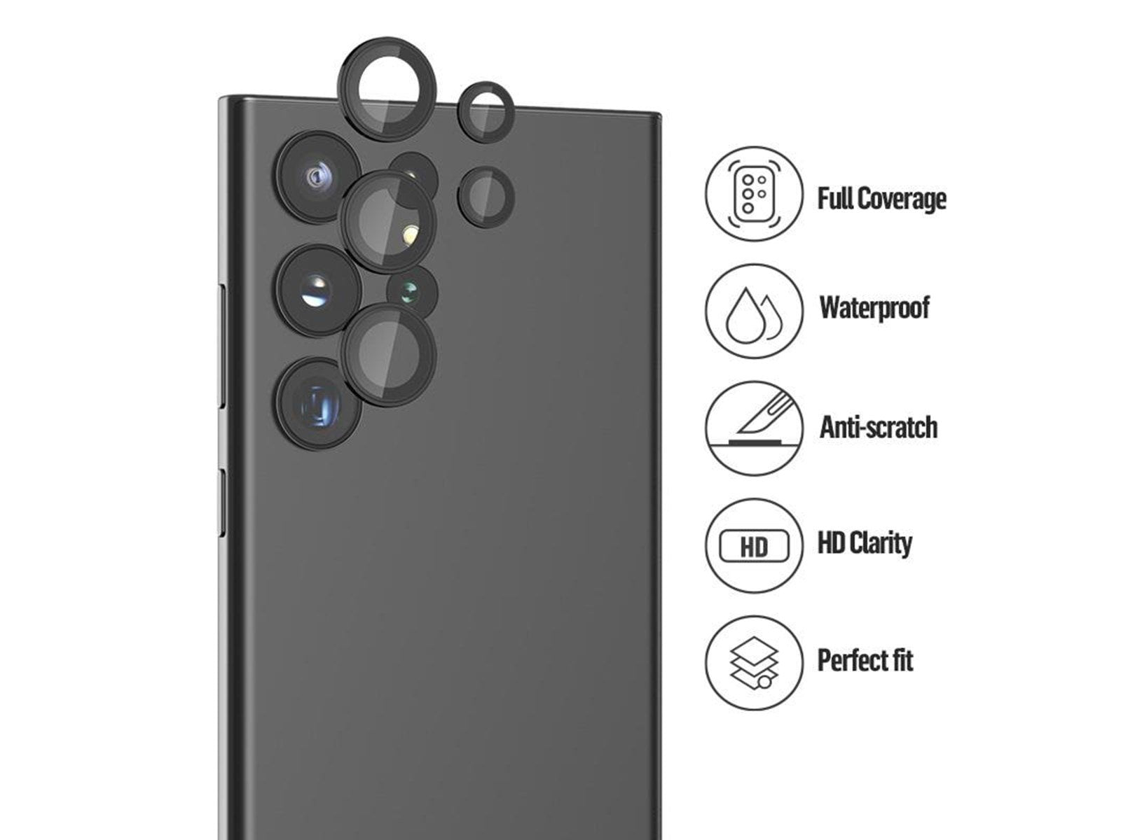 Blueo Camera Lens Protector - silver - Samsung Galaxy S24 Ultra