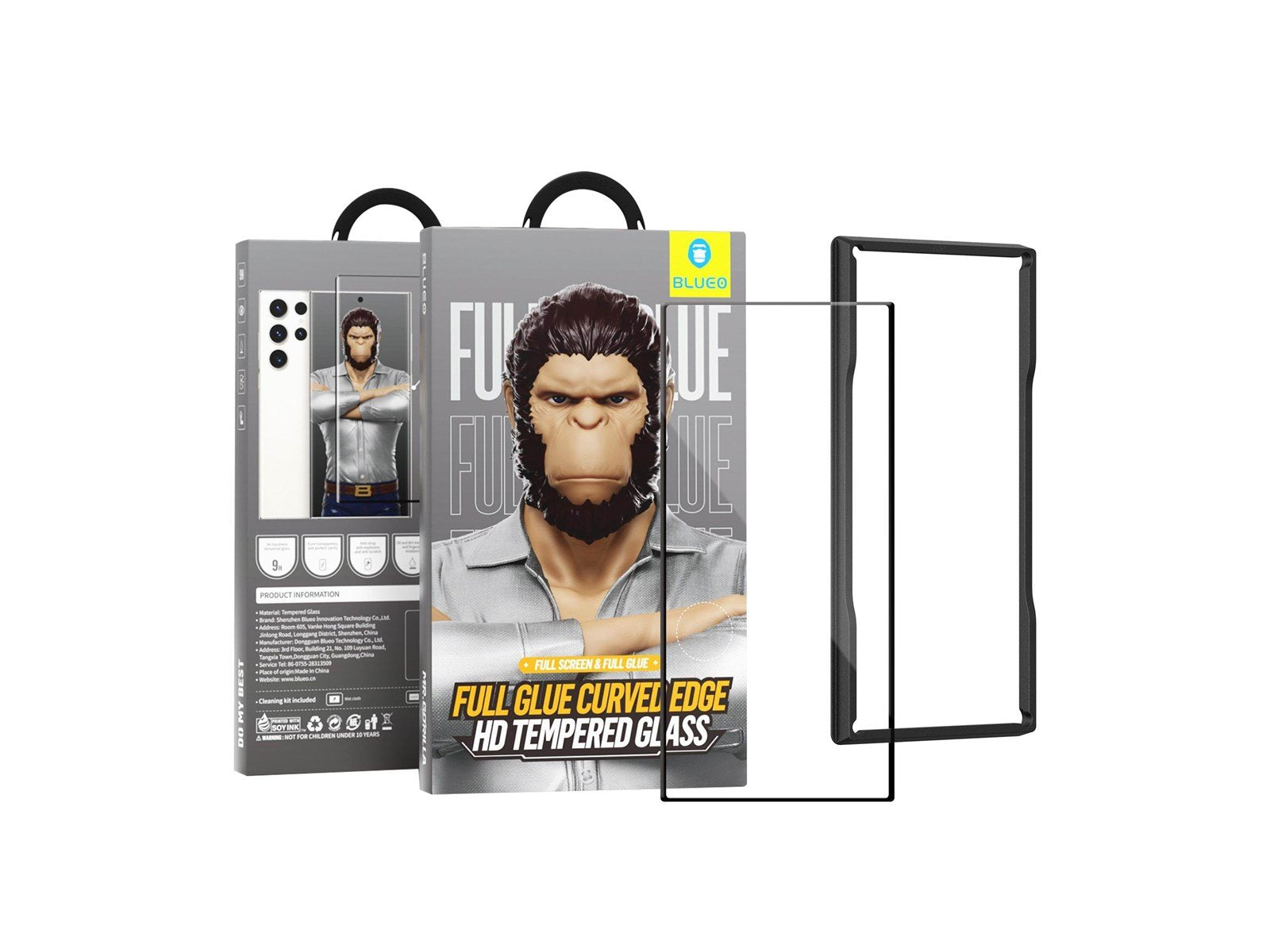 Blueo Full AB Glue 3D Curved Glass - S24 Ultra