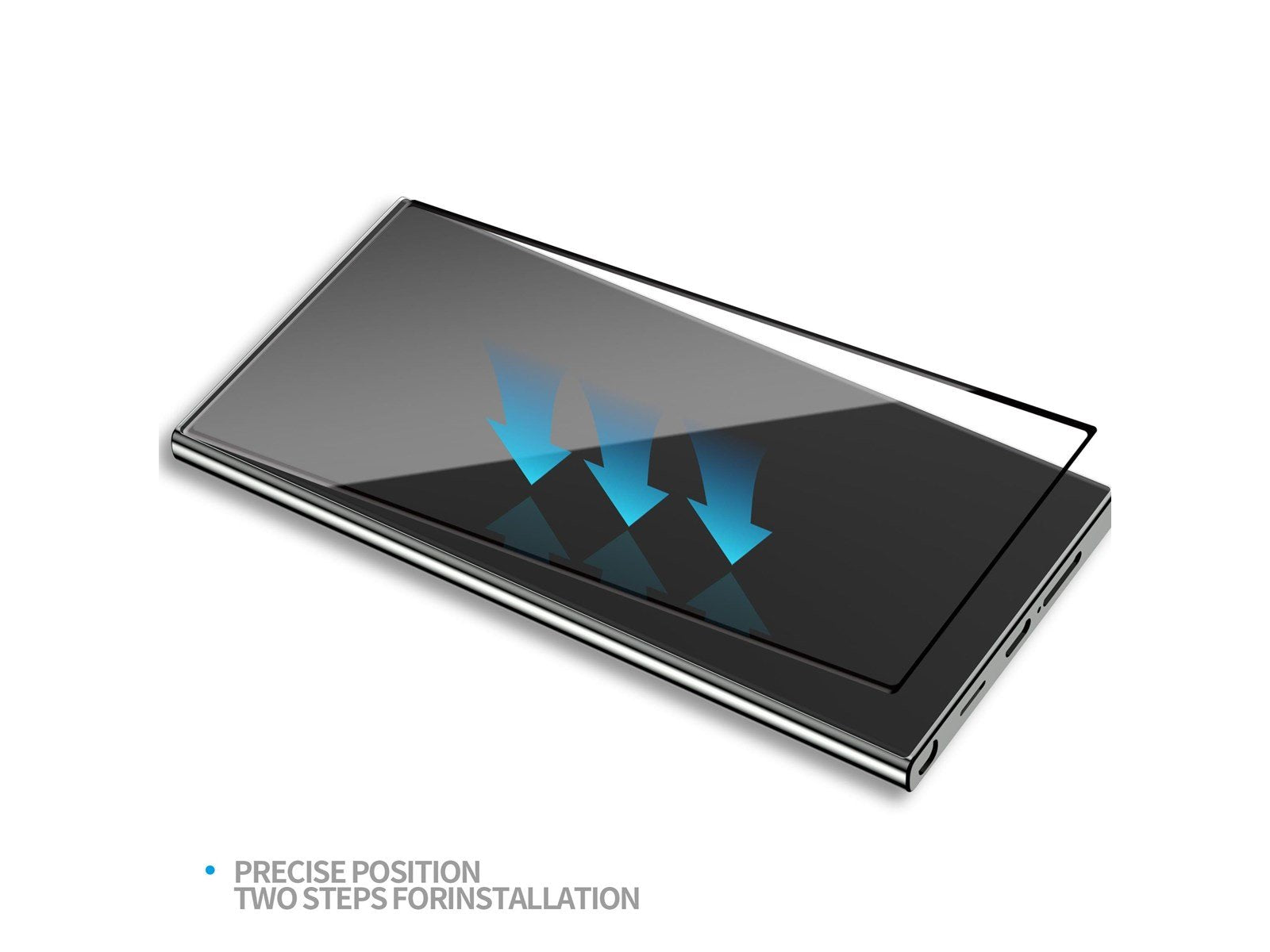 Blueo Full AB Glue 3D Curved Glass - S24 Ultra