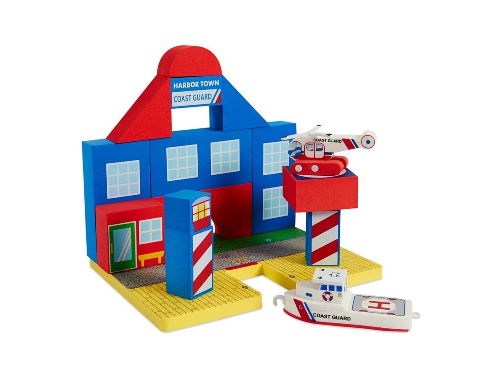 Bath Blocks Floating Coast Guard Set
