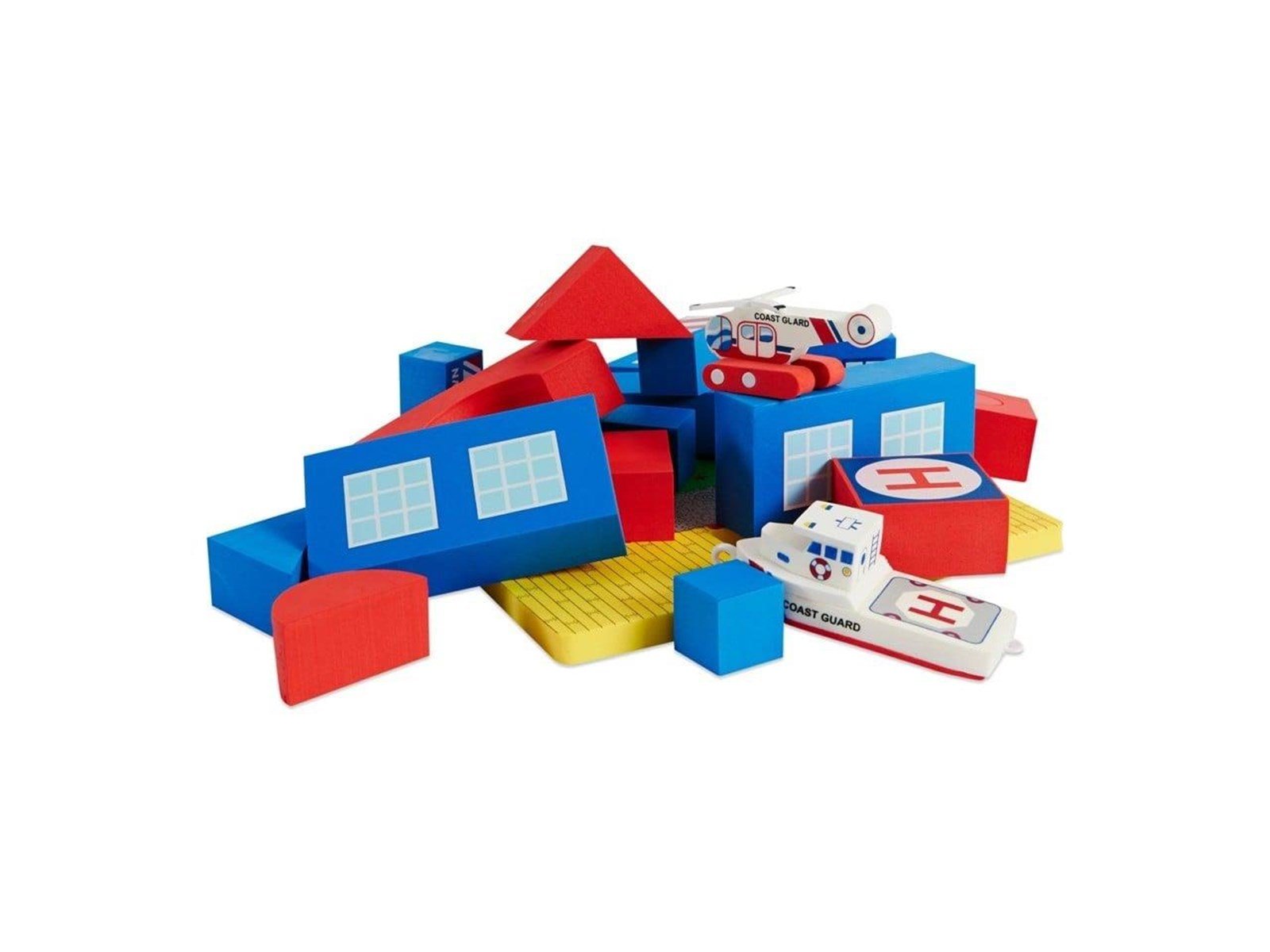 Bath Blocks Floating Coast Guard Set