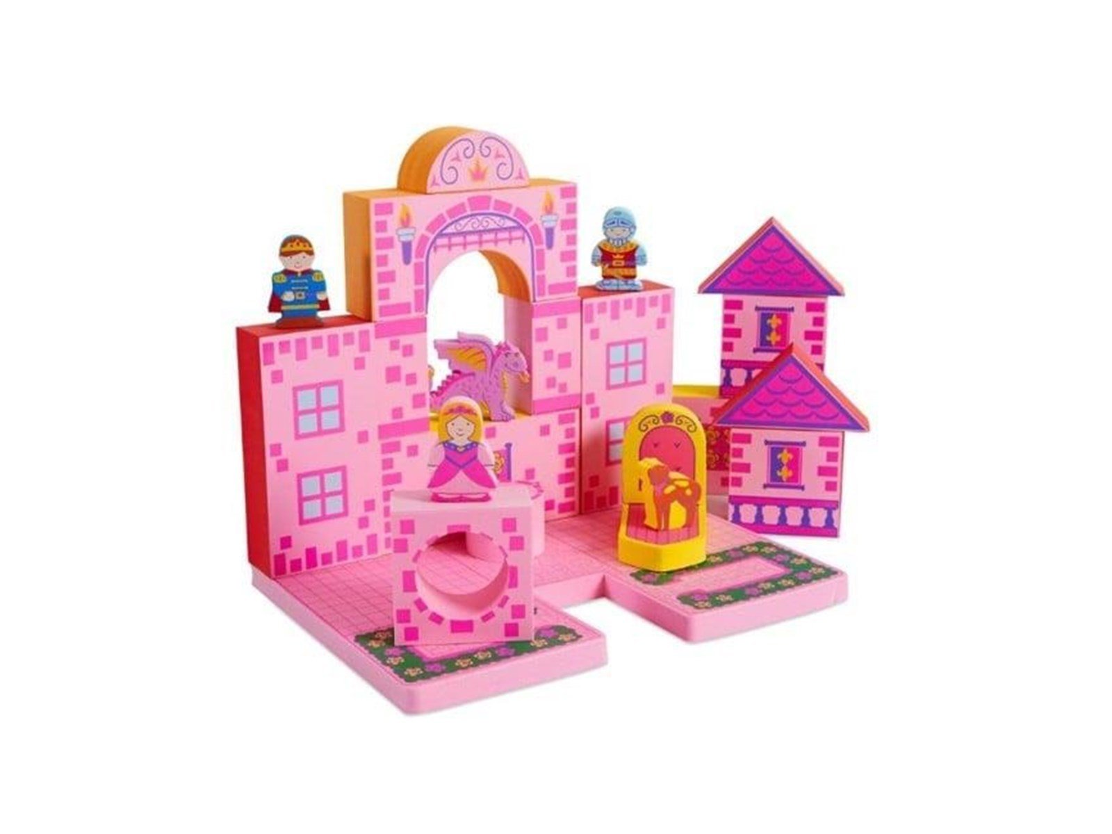 Bath Blocks Floating Castle Set