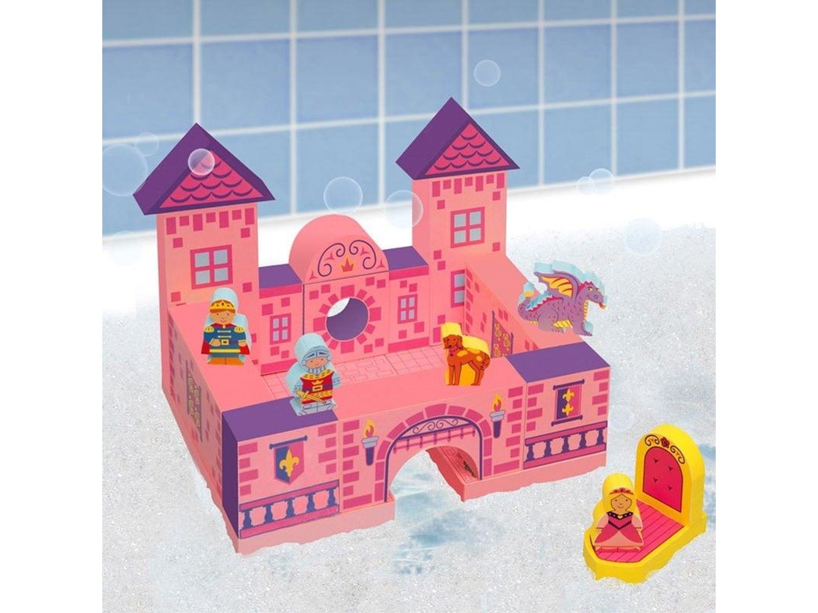 Bath Blocks Floating Castle Set