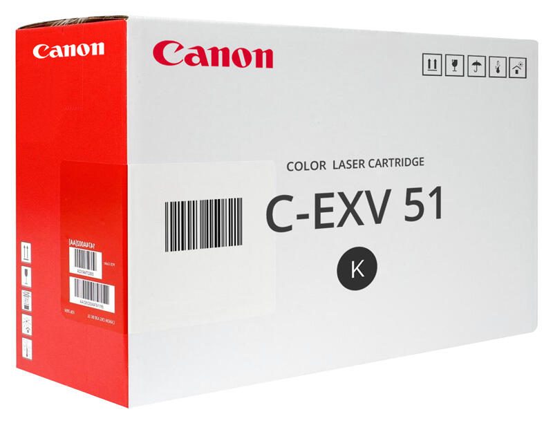 Canon Original Toner C-EXV51 4er-Set schwarz, cyan, magenta, gelb