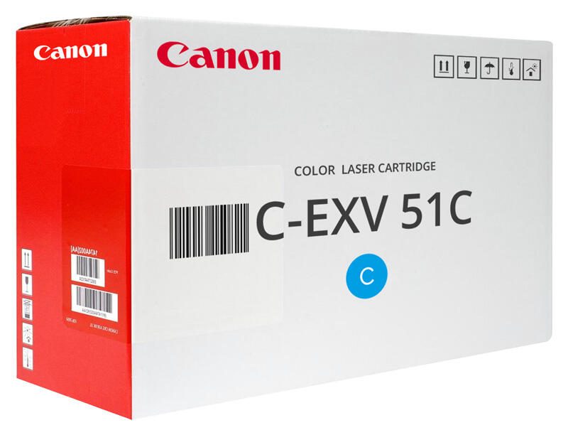 Canon Original Toner C-EXV51 4er-Set schwarz, cyan, magenta, gelb