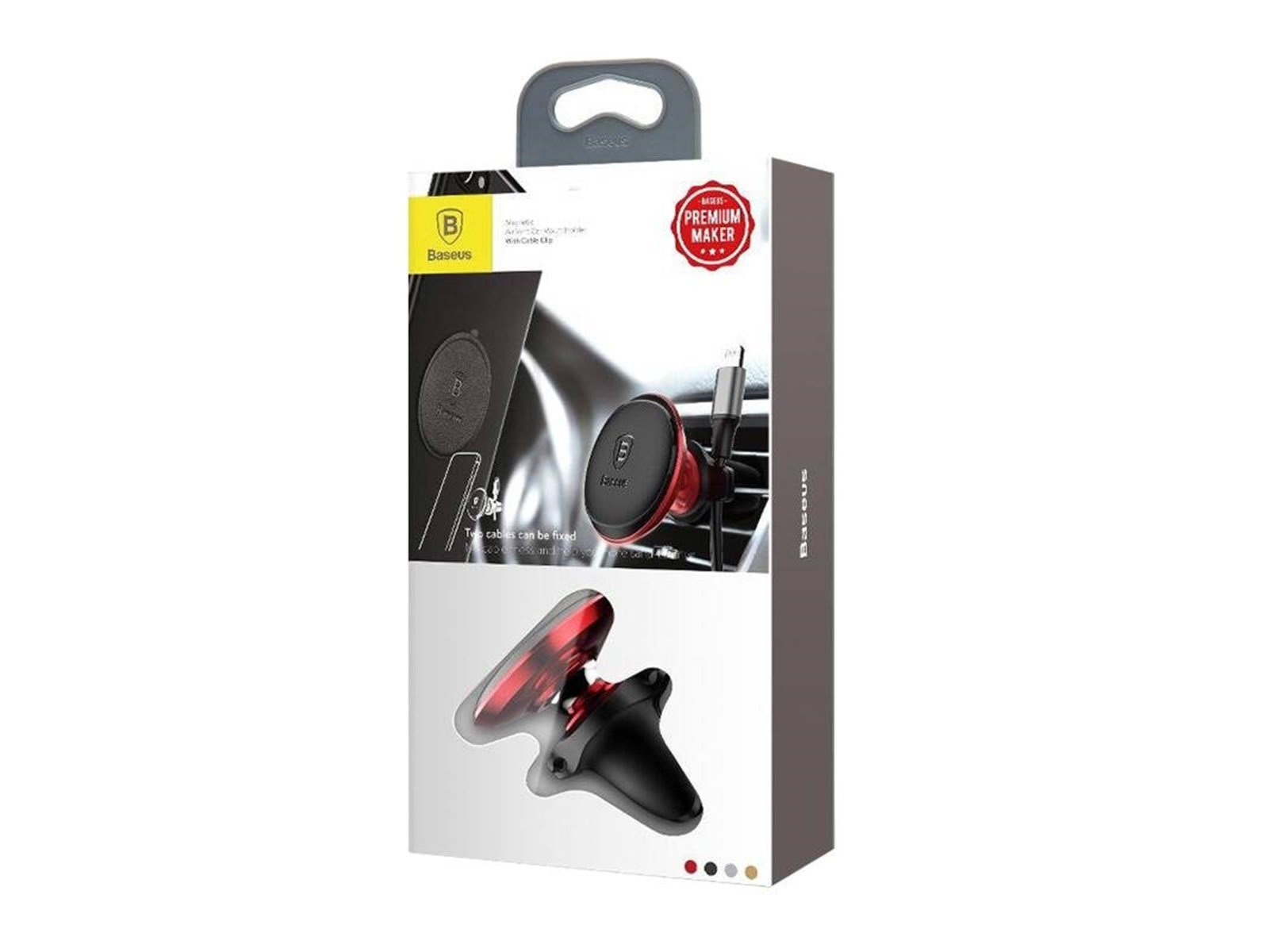 Baseus Car Mount Holder Magnetic Air Vent (Red)