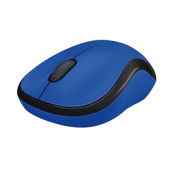 Logitech M220 Silent Wireless Maus (kabellos, blau)