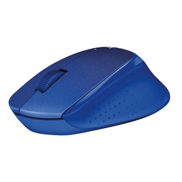 Logitech M330 Silent Plus Wireless Maus (kabellos, blau)