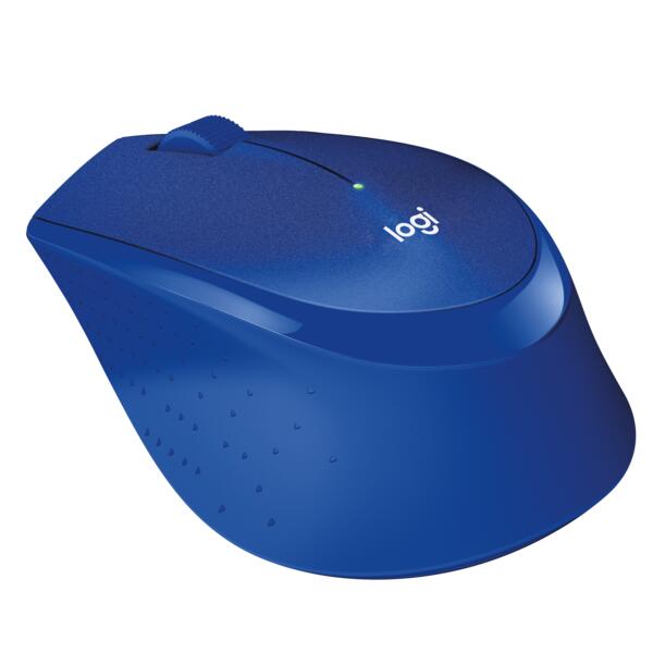 Logitech M330 Silent Plus Wireless Maus (kabellos, blau)