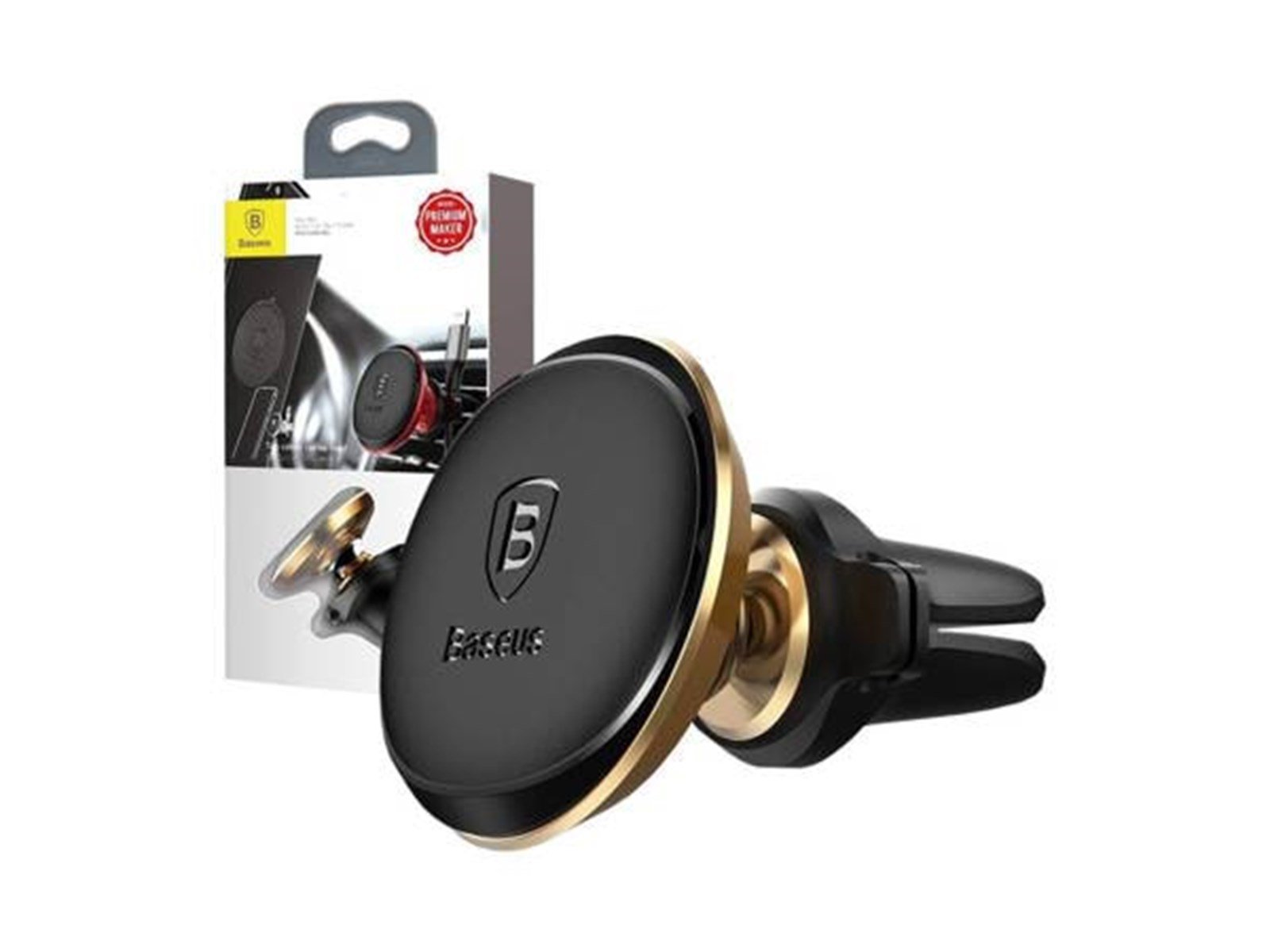 Baseus Car Mount Holder Magnetic Air Vent (Gold)