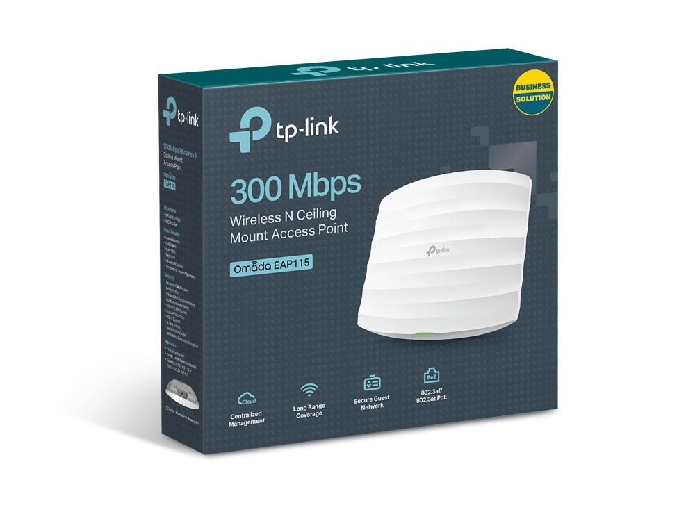 TP-LINK EAP115 300Mbit/s-WLAN-Accesspoint zur Deckenmontage