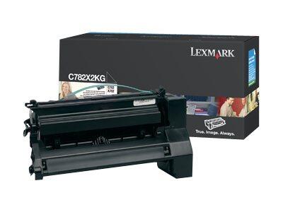 Lexmark Original Toner Standard Variante - C/X782 schwarz 15000 Seiten (C782X2KG)