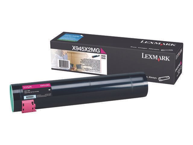 Lexmark Original Toner Standard Variante magenta 22.000 Seiten (X945X2MG) für X940e, X945e