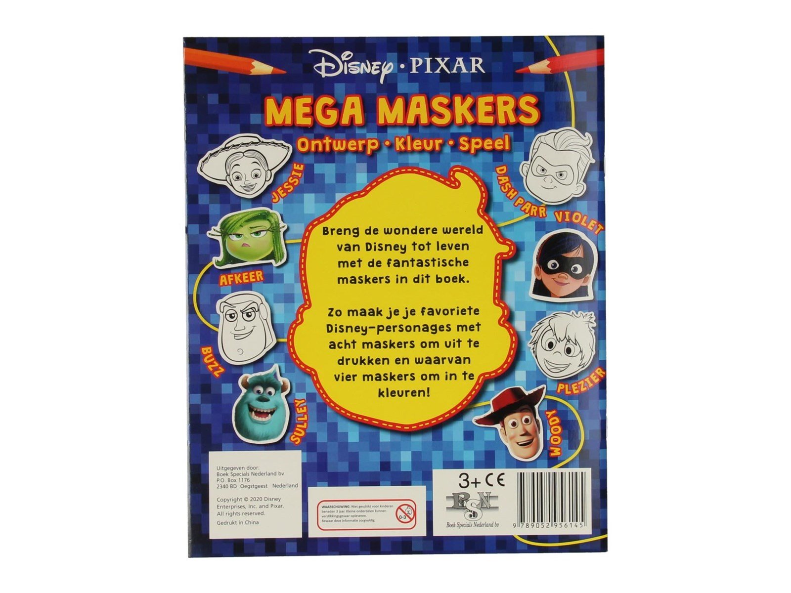 Boek Specials Nederland BV Walt Disney Mask Book Disney Pixar