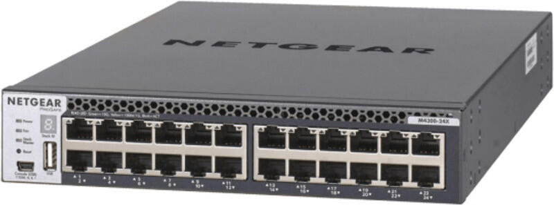 NETGEAR - M4300 24-Port (24X / 4SFP+) 10G Stapelbarer Managed Switch