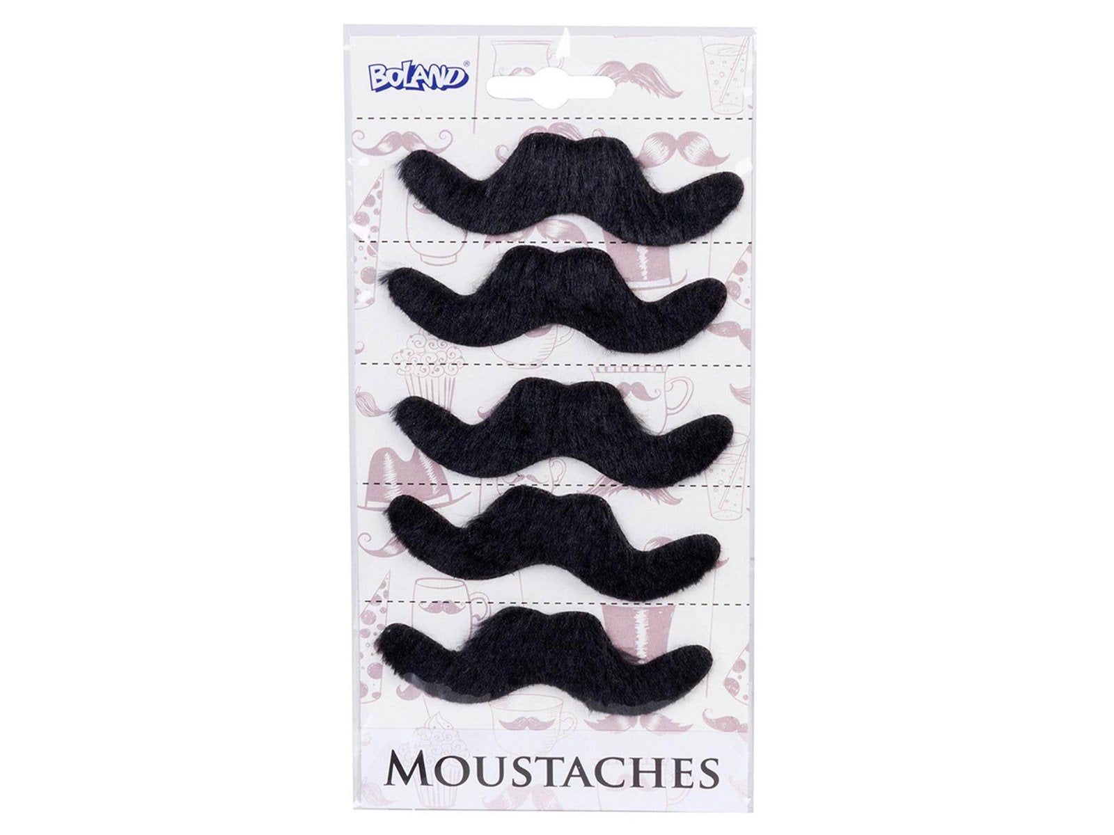 Boland Stick-on mustaches 5 pcs.