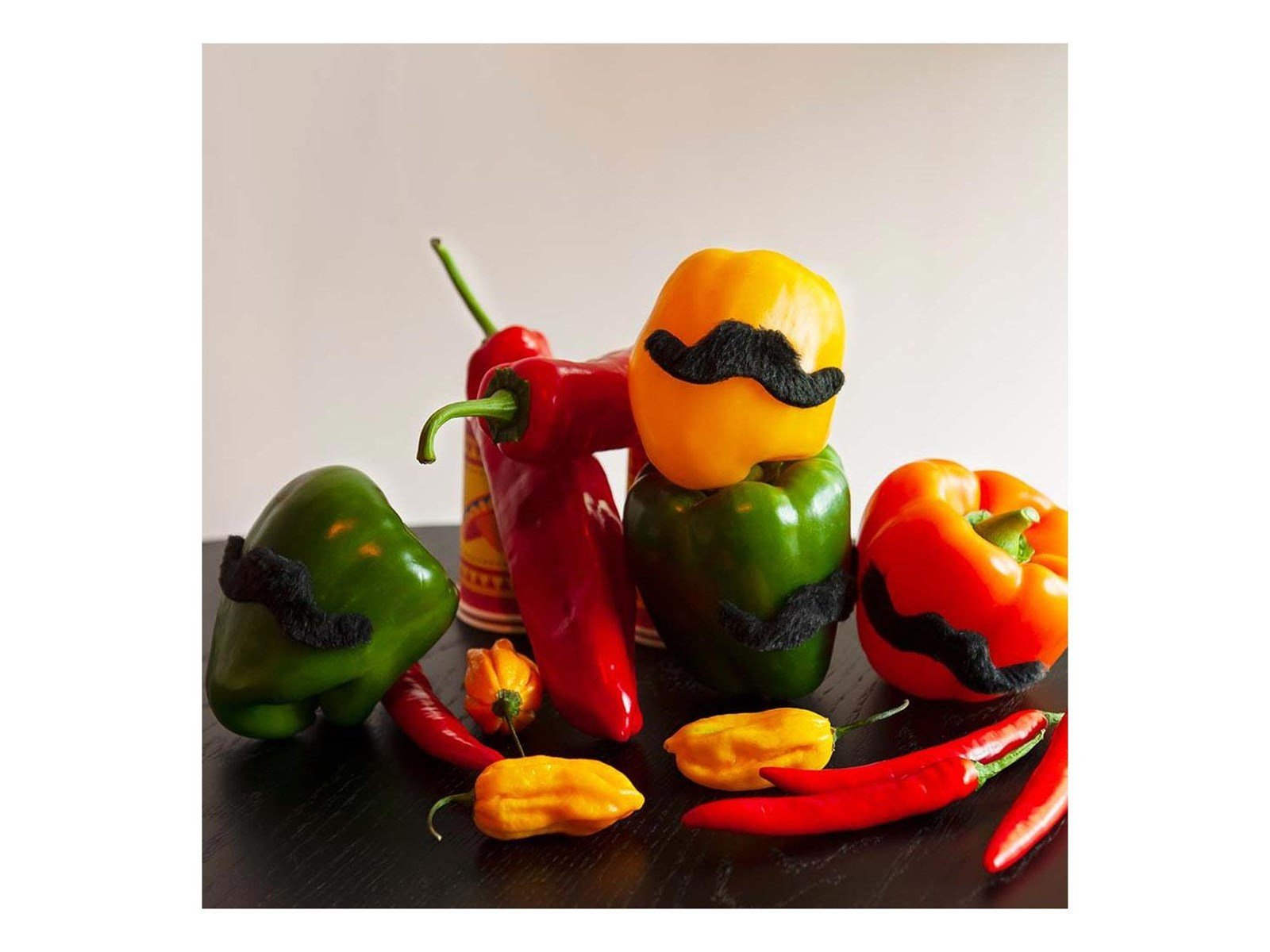 Boland Stick-on mustaches 5 pcs.