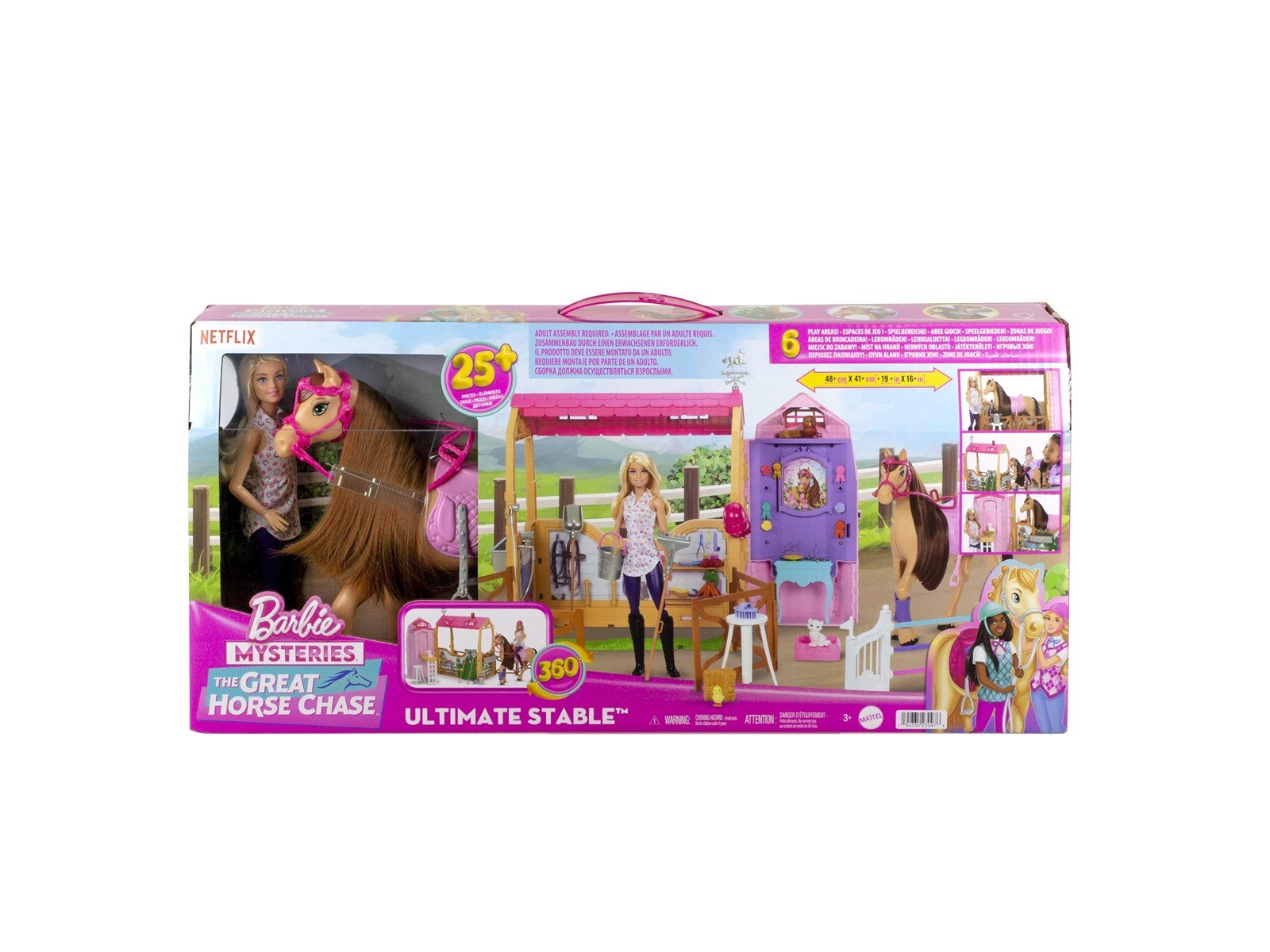 Barbie Mysteries The Great Horse Chase Ultimate Stable Playset